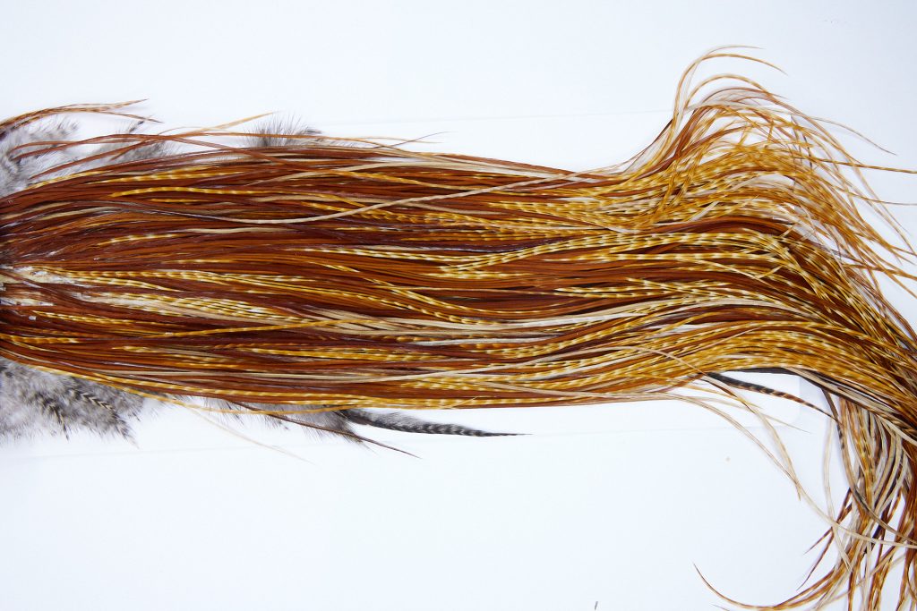 Whiting Heritage Rooster Saddle Barred Ginger Fly Tying Hackle