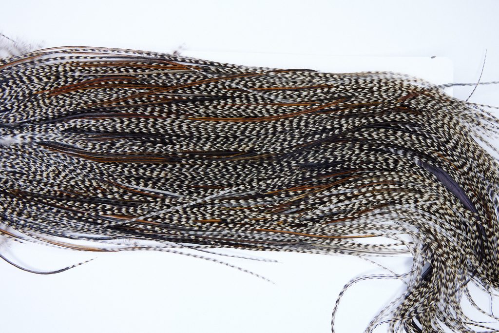 Whiting Heritage Rooster Saddle Grizzly Variant Fly Tying Hackle