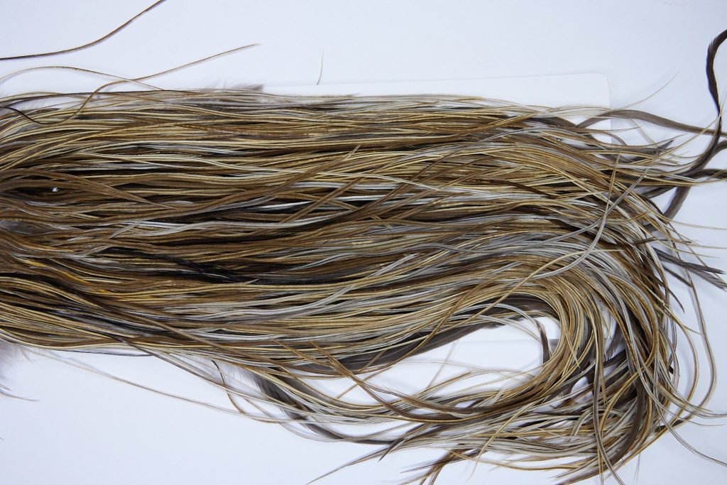 Whiting Heritage Rooster Saddle Heritage Vermiculated Badger Fly Tying Hackle