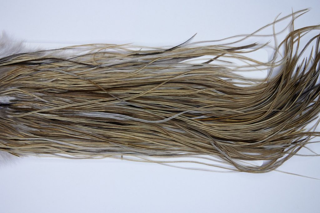 Whiting Heritage Rooster Saddle Heritage Vermiculated Badger Fly Tying Hackle