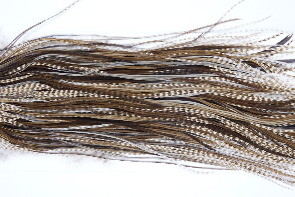 Whiting Heritage Rooster Saddle Dun Grizzly Fly Tying Hackle