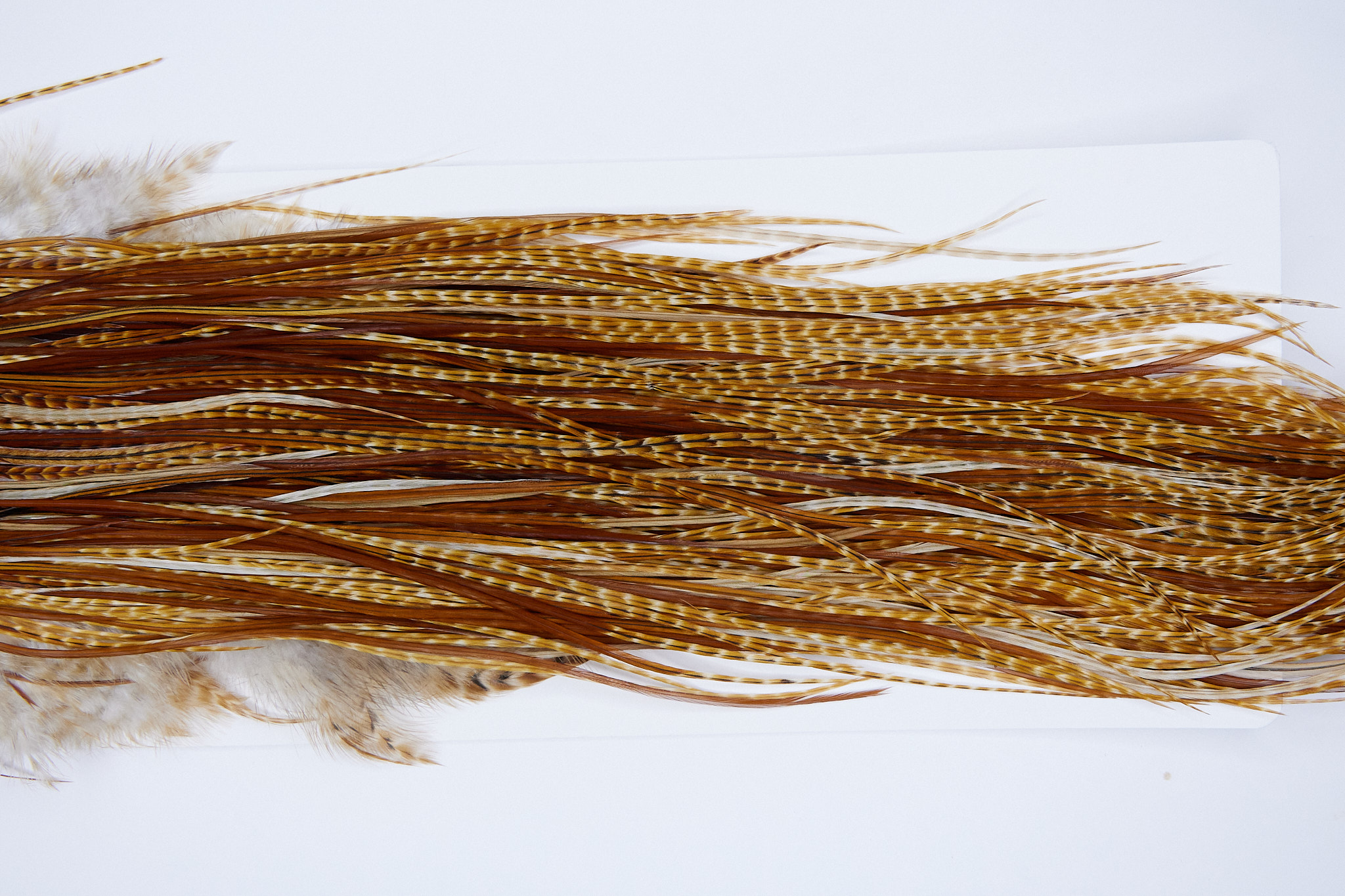 Whiting Heritage Rooster Saddle Barred Ginger Fly Tying Hackle