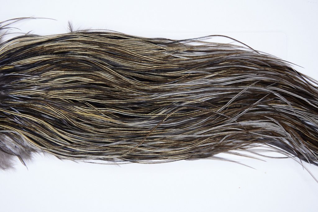 Whiting Heritage Rooster Saddle Heritage Vermiculated Badger Fly Tying Hackle