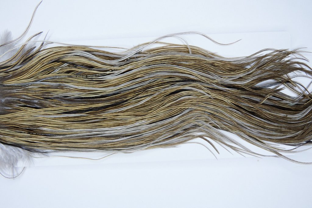 Whiting Heritage Rooster Saddle Vermiculated Badger Fly Tying Hackle