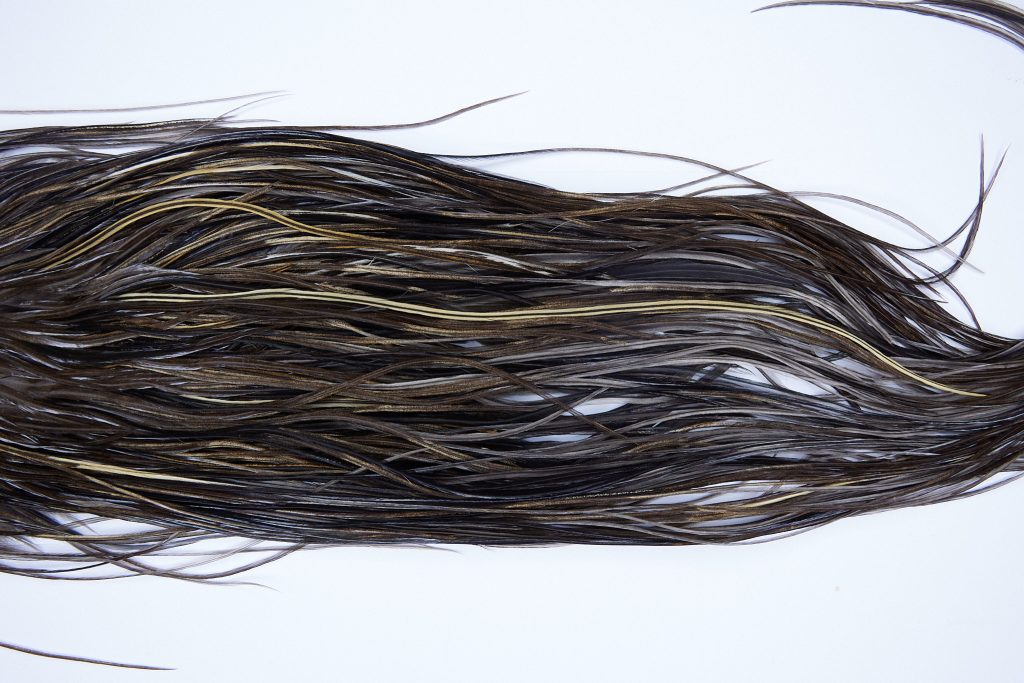 Yellowstone Rooster Saddle Dark Dun Fly Tying Hackle