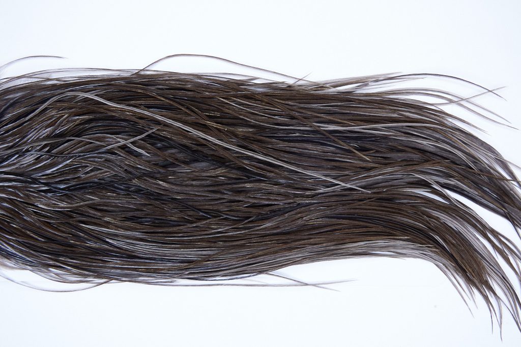 Yellowstone Rooster Saddle Dark Dun Fly Tying Hackle