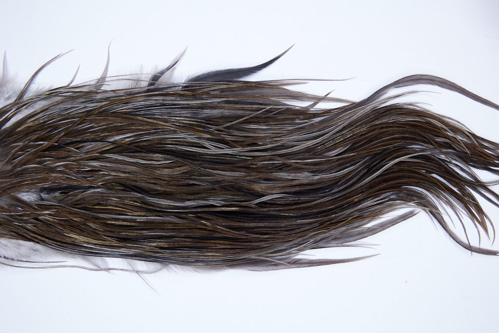 Yellowstone Rooster Saddle Dark Dun Fly Tying Hackle