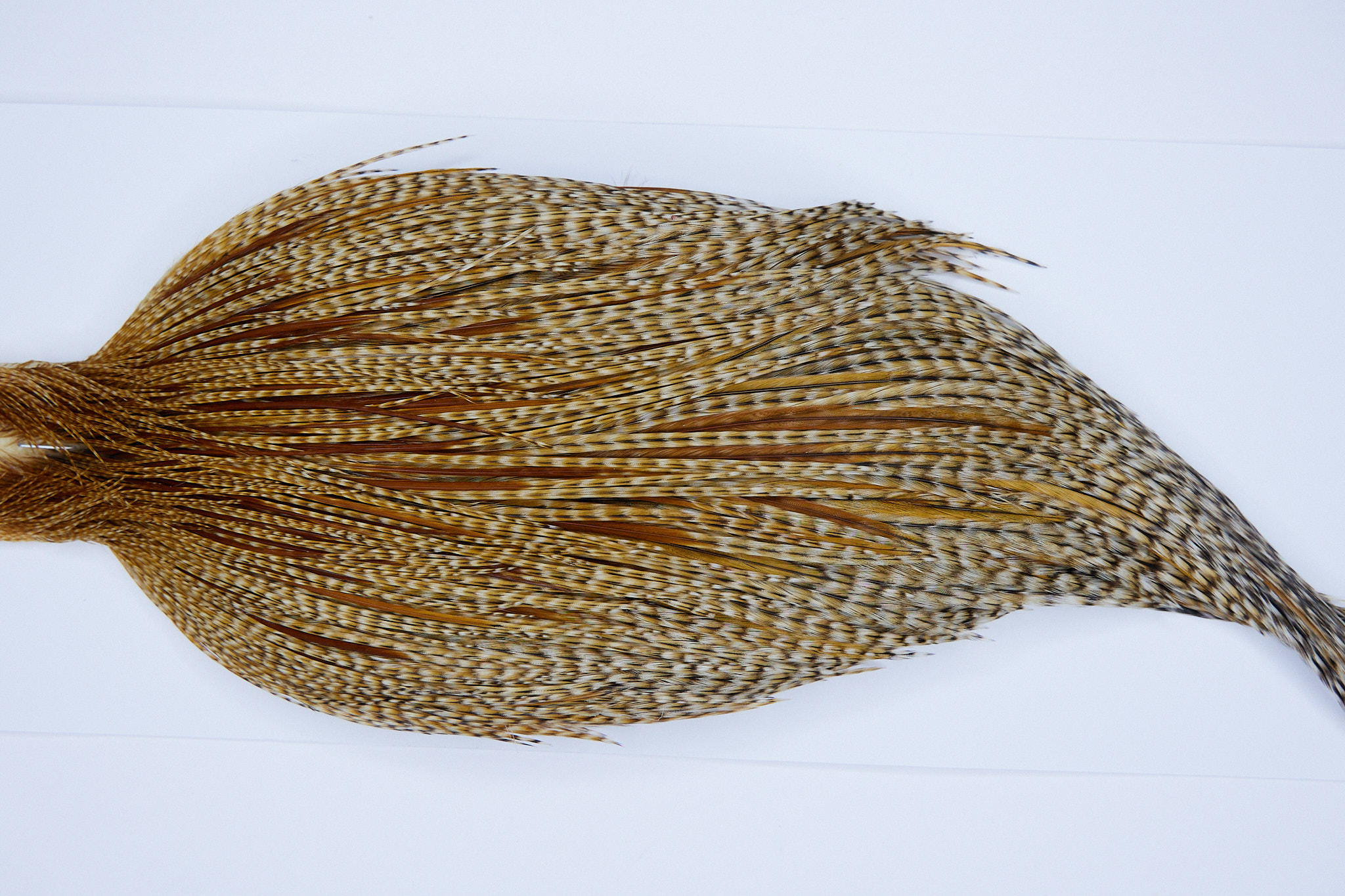 Yellowstone Rooster Cape Barred Ginger Fly Tying Hackle