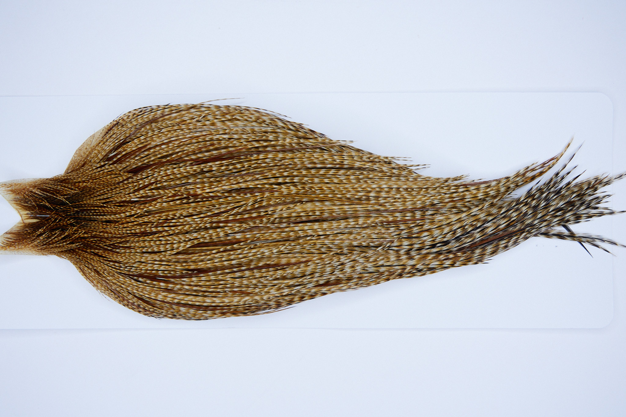 Yellowstone Rooster Cape Barred Ginger Fly Tying Hackle