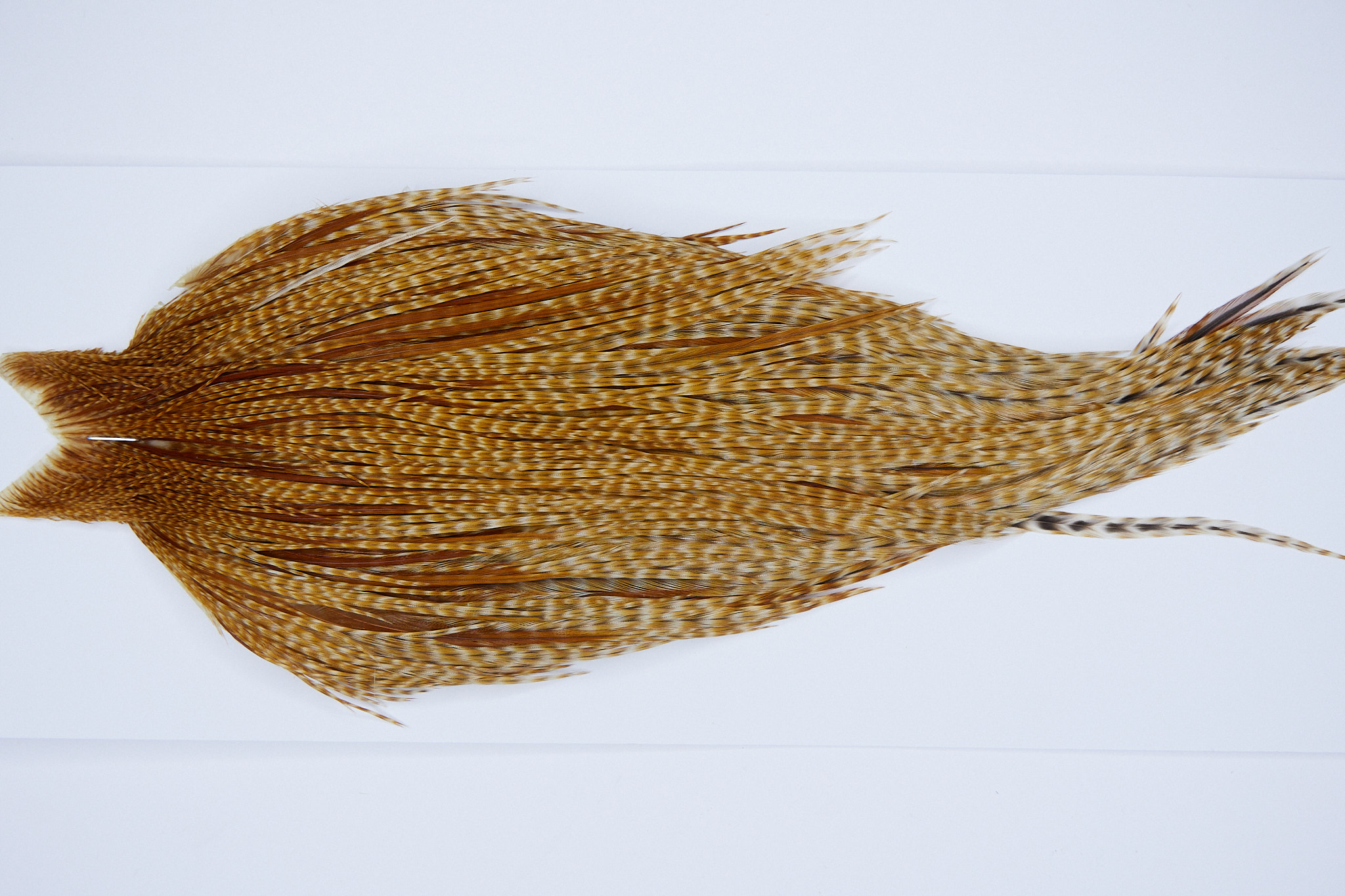 Yellowstone Rooster Cape Barred Ginger Fly Tying Hackle