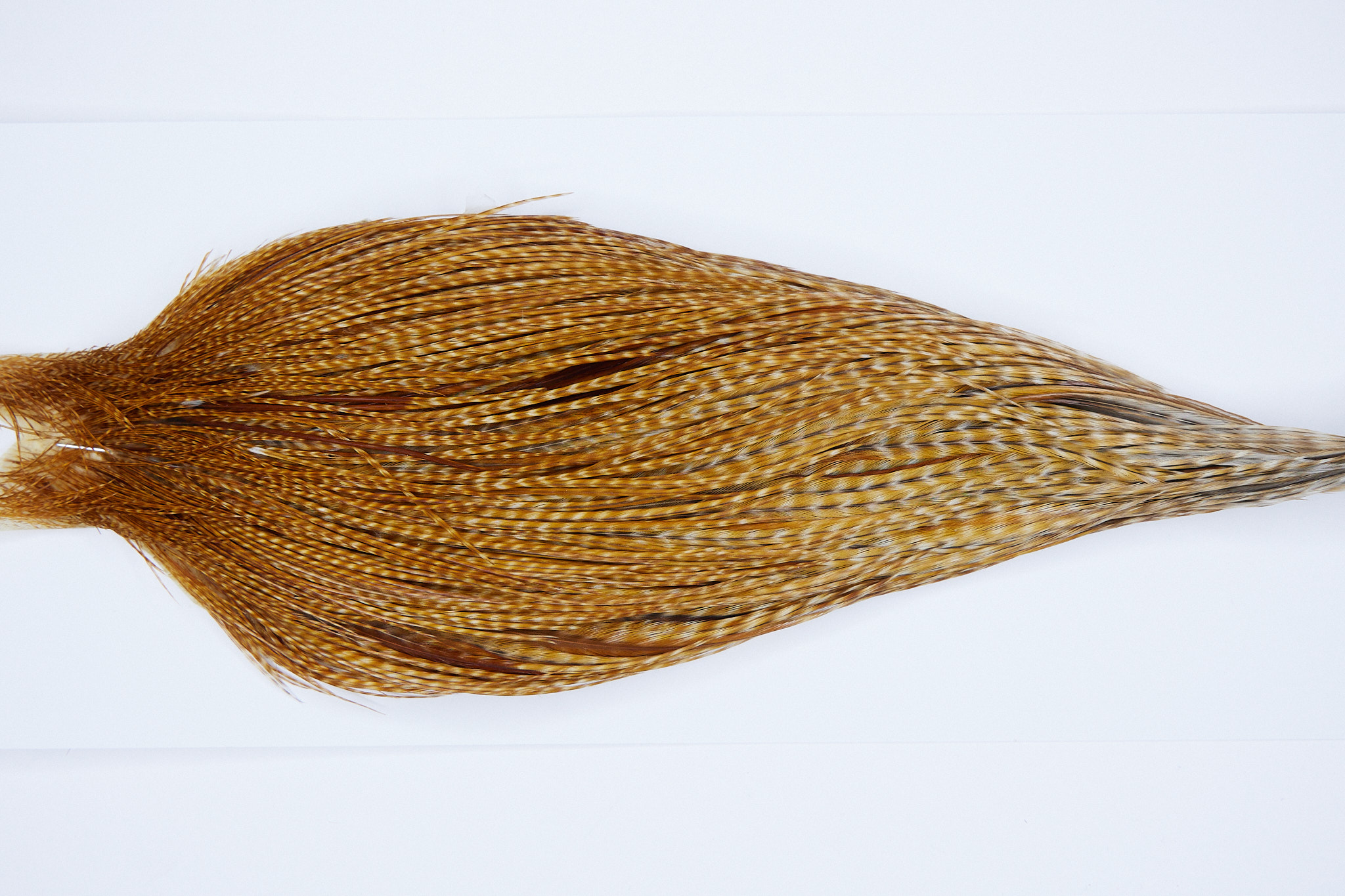 Yellowstone Rooster Cape Barred Ginger Fly Tying Hackle