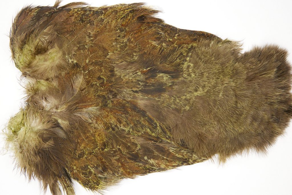 2516 Coq De Leon Dry Fly Hackle,   Rooster Soft Hackle with Chickabou Olive