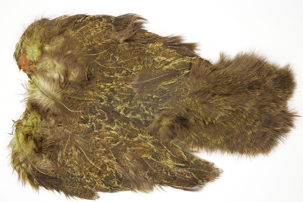 2517 Coq De Leon Dry Fly Hackle,   Rooster Soft Hackle with Chickabou Olive