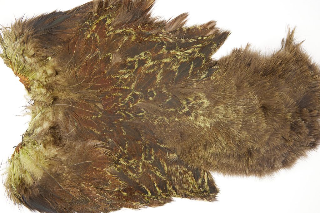 2519 Coq De Leon Dry Fly Hackle,  Rooster Saddle Olive