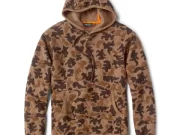 Outdoor Quilted Hooded Sweatshirt