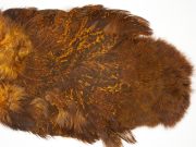 2524 Coq De Leon Dry Fly Hackle,  Chickabou Rooster Saddle Burnt Orange