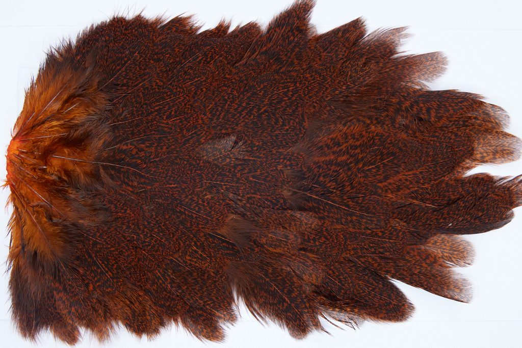 2651 Coq De Leon Hen Saddle Speckled Orange