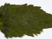 2655 Coq De Leon Hen Saddle Yellow Chartreuse Speckled