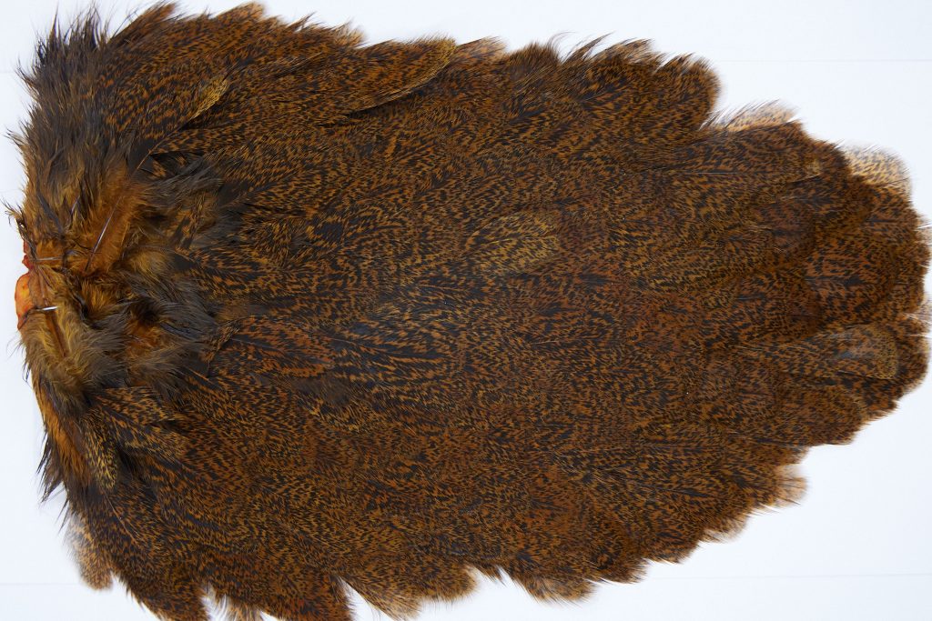 2688 Cog De Leon Hen Saddle Burnt Orange Speckled