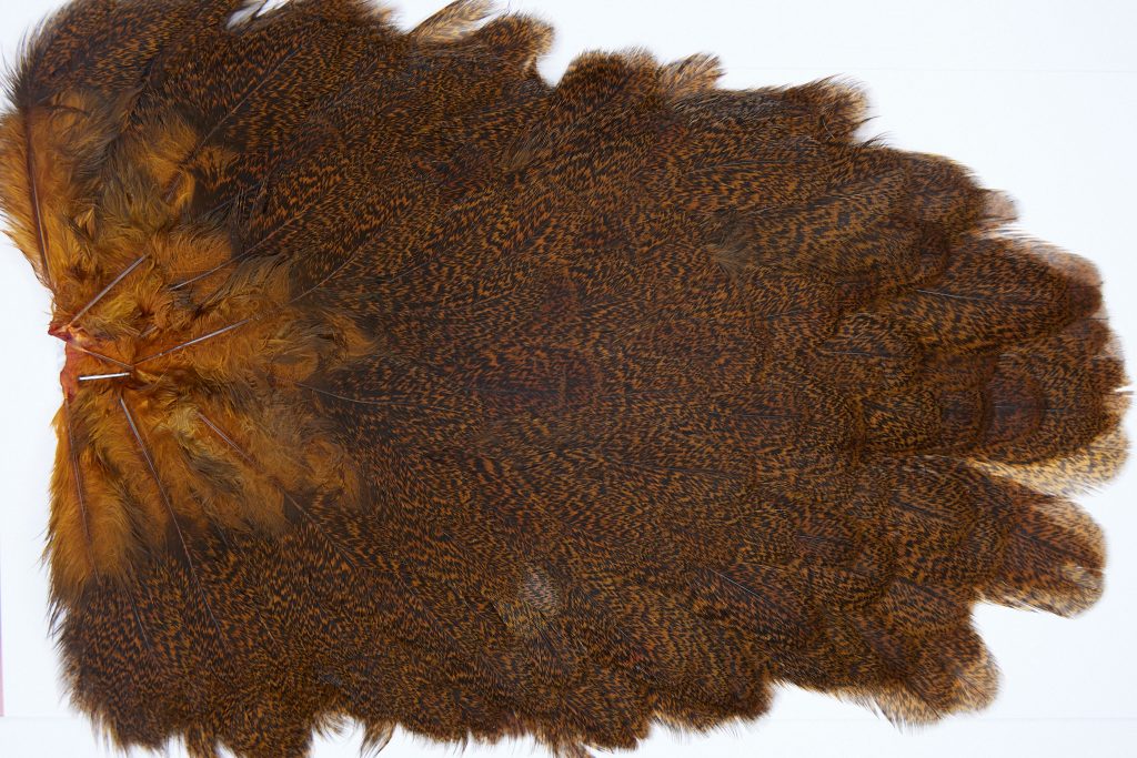 2692 Cog De Leon Hen Saddle Burnt Orange Speckled