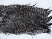 3061 Coq De Leon Dry Fly Hackle,  Bronze Grade Rooster Saddle Grizzly Variant