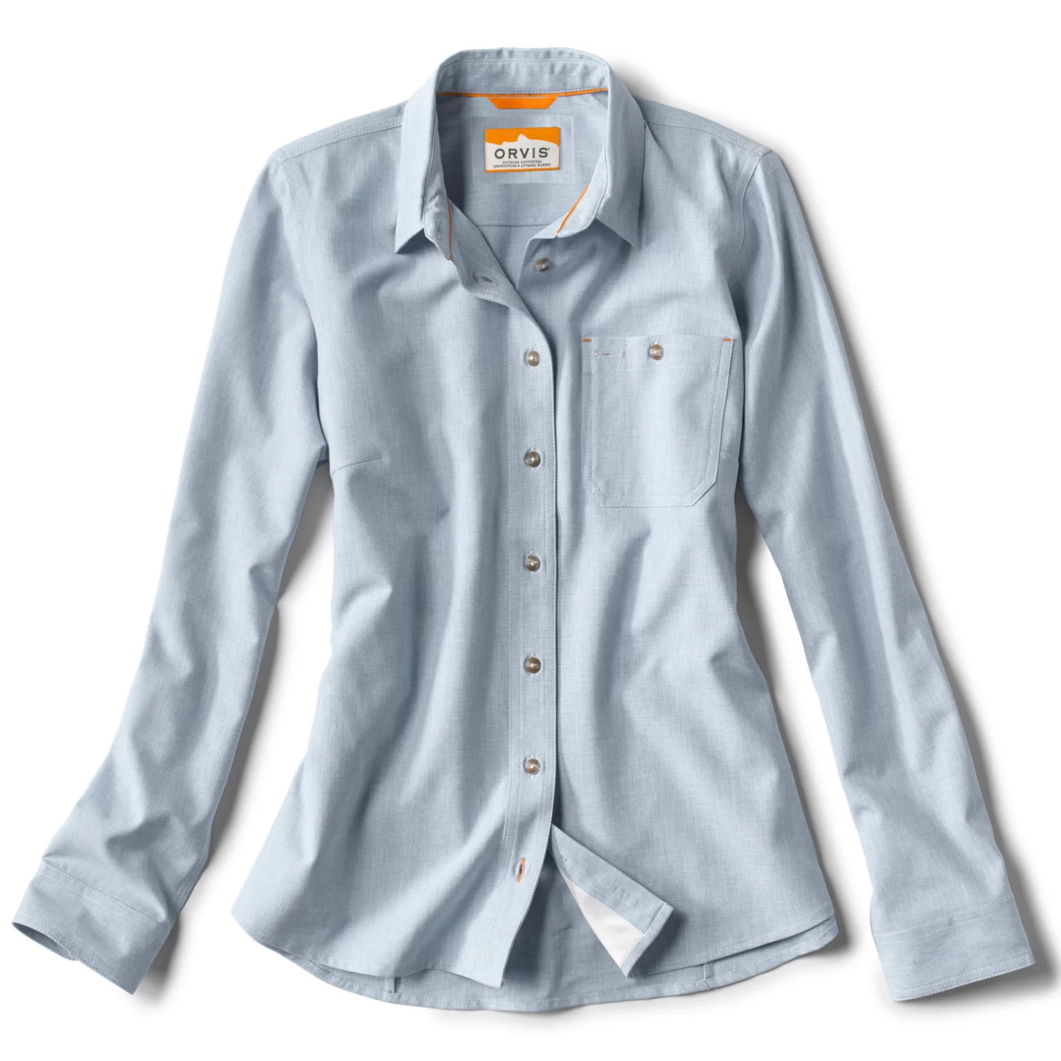 Orvis - Women’s Long-Sleeved Tech Chambray Work Shirt