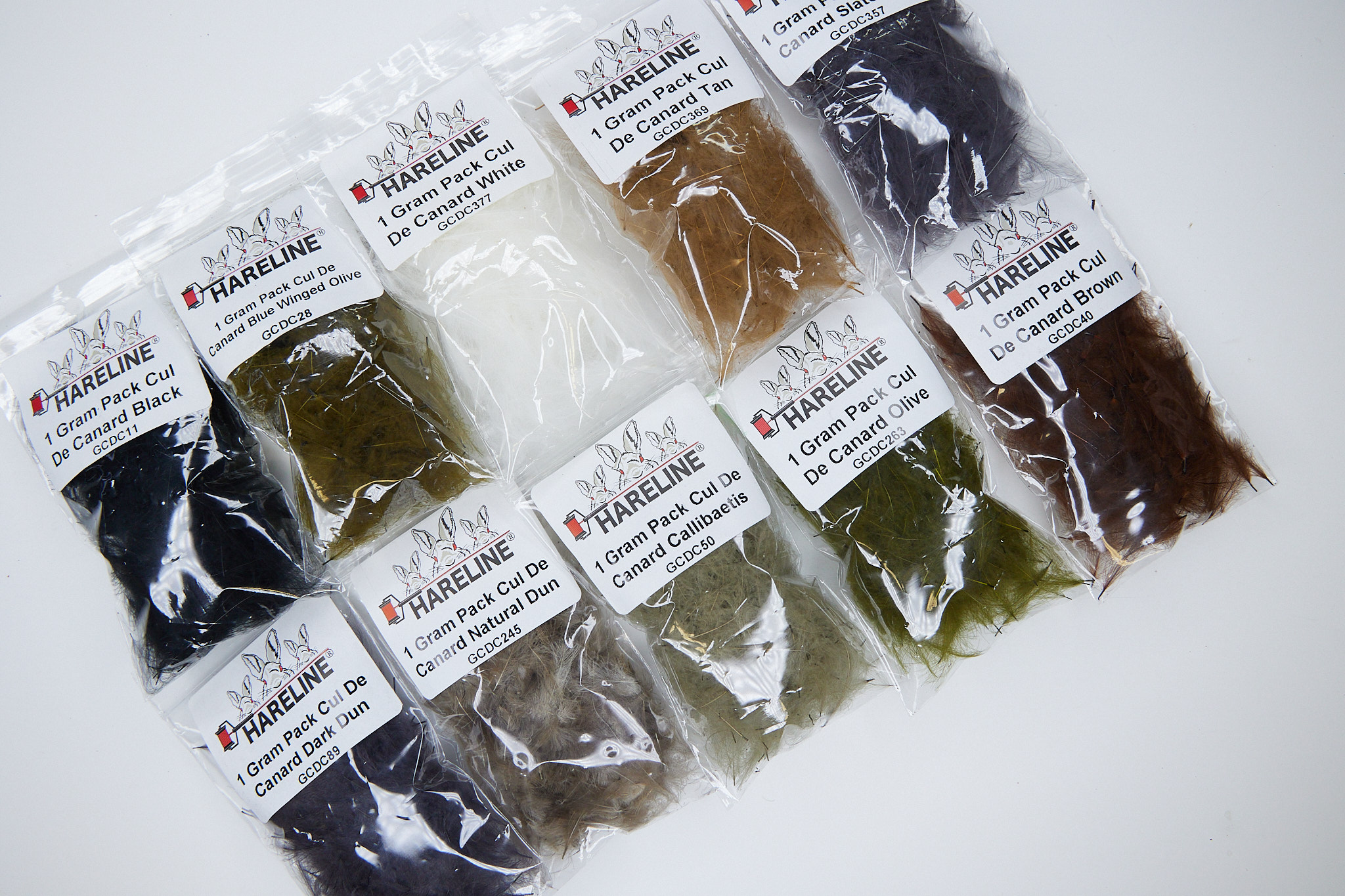 Hareline - 1 Gram Pack Cul De Canard