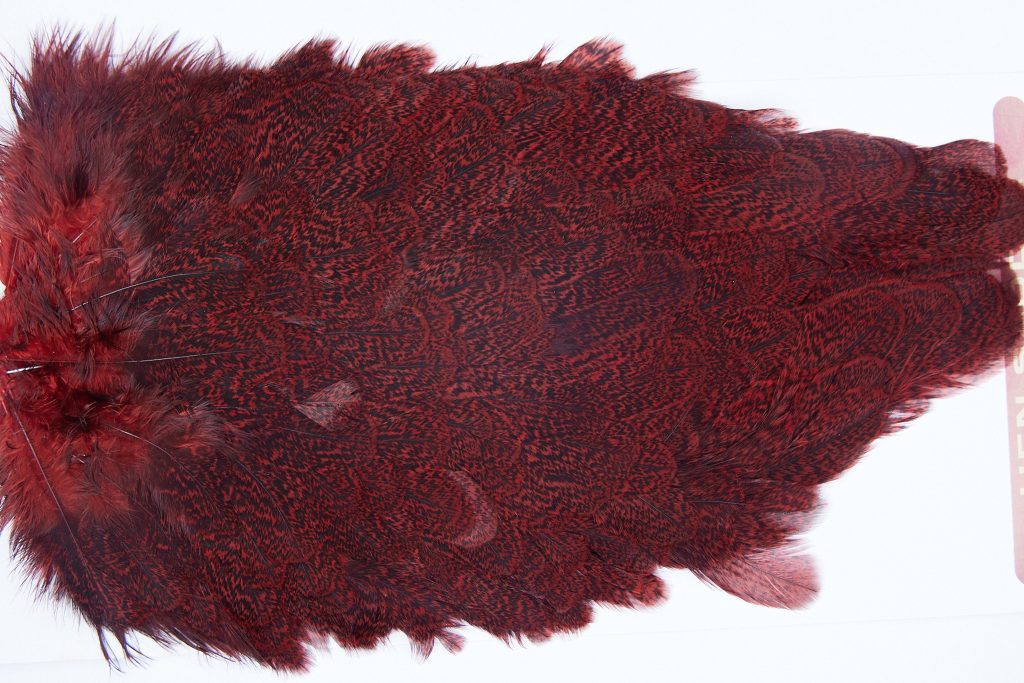 3134 Cog De Leon Hen Saddle Speckled Red