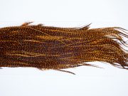 3270 Whiting Dry Fly Hackle, Bronze Grade Rooster Saddle Grizzly Burnt Orange Ties Size 12-16