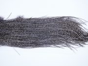 3304 Whiting Dry Fly Hackle, Silver Grade Rooster Saddle Grizzly Medium Dun Ties Size 16-18