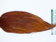 3342 Hebert Dry Fly Hackle, Pro Grade Rooster Cape Medium Brown Ties Size 8-20