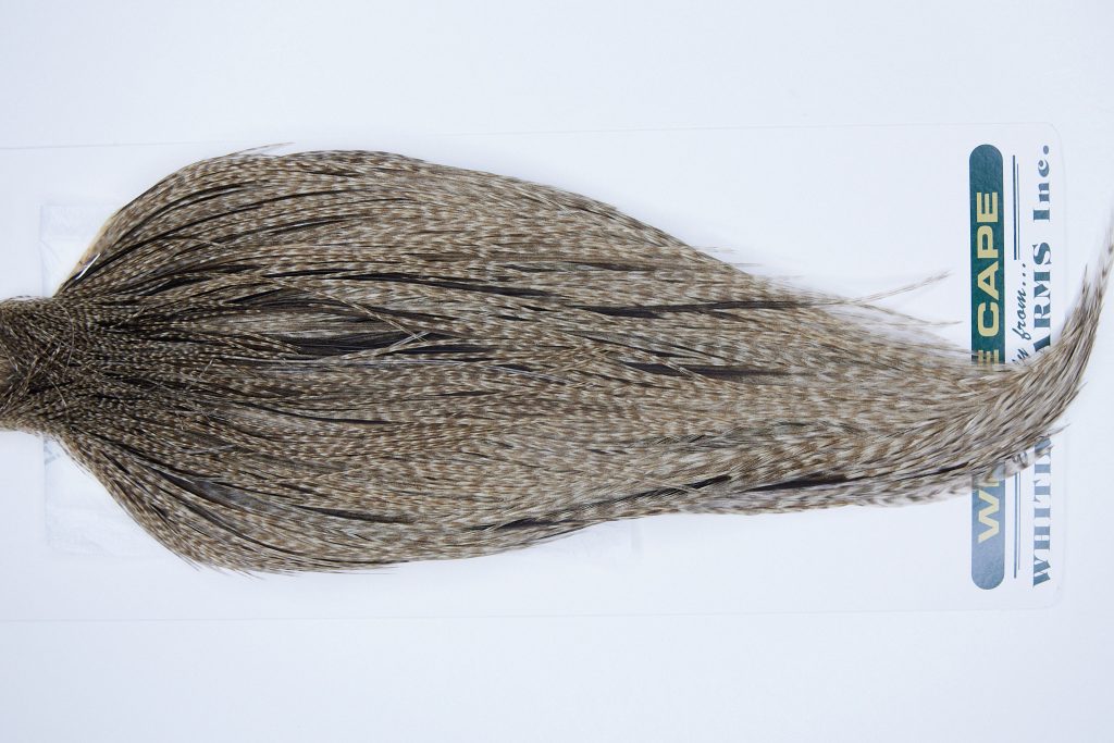 3360 Hebert Dry Fly Hackle, Pro Grade Rooster Cape Variant Ties Size 10-26