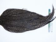 3380 Hebert Dry Fly Hackle, Bronze Grade Rooster Cape Grizzly Variant Ties Size 10-20