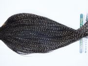 3382 Hebert Dry Fly Hackle, Bronze Grade Rooster Cape Grizzly Variant Ties Size 8-22