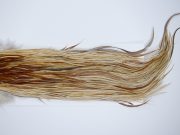 1789 Heritage Dry Fly Hackle, Honey Dun #1 Grade Rooster Saddle, Ties Sizes 14-16