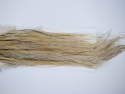 1945 Heritage Dry Fly Hackle, Light Ginger Dun #2 Grade Rooster Saddle, Ties Sizes 18-20