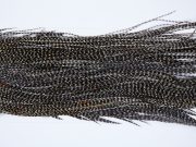 1950 Heritage Dry Fly Hackle, 2 Grade Rooster Saddle Grizzly Variant Ties Size 14-16