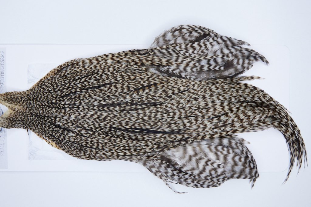 3500 Beaverkill Dry Fly Hackle, Rooster Cape Dun Grizzly Ties Size 10-22