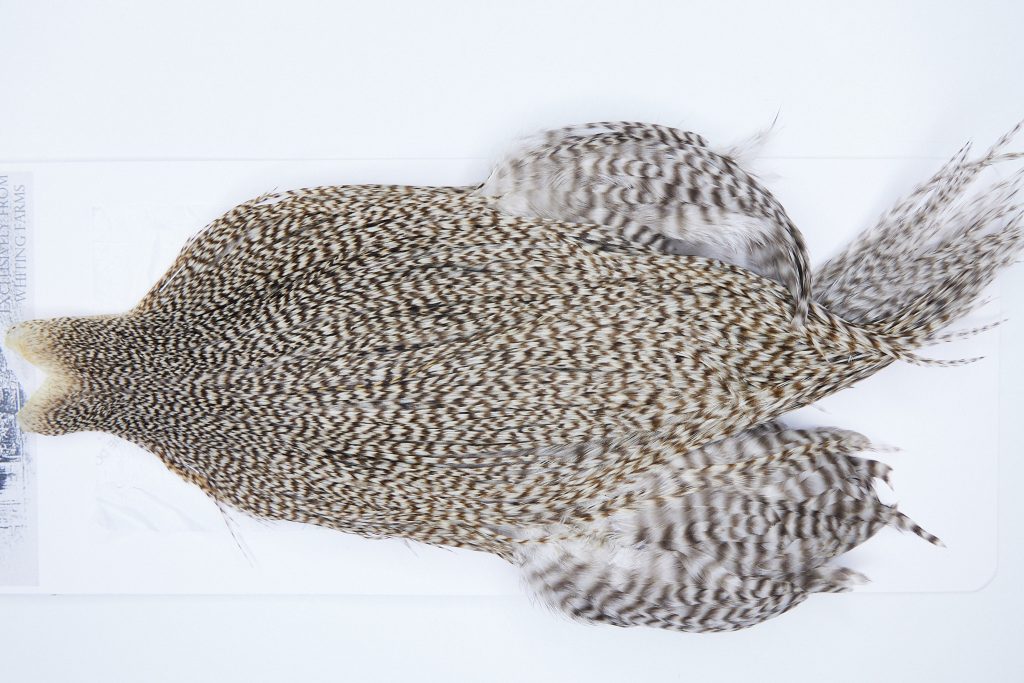 3502 Beaverkill Dry Fly Hackle, Rooster Cape Dun Grizzly Ties Size 10-20