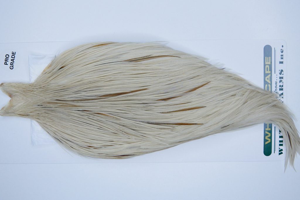 3626 Hebert Dry Fly Hackle, Pro Grade Rooster Cape Pale Watery Dun Ties Size 6-20