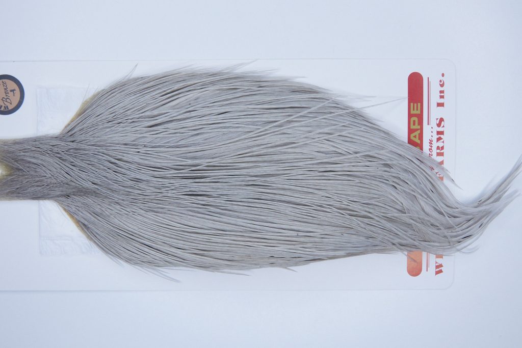 3702 Whiting Dry Fly Hackle, Bronze Grade Rooster Cape Light Dun Ties Size 10-22