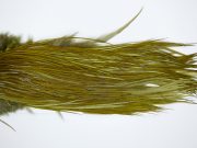3719 Whiting Dry Fly Hackle, Bronze Grade Rooster Saddle Dark Olive Ties Size 10-14