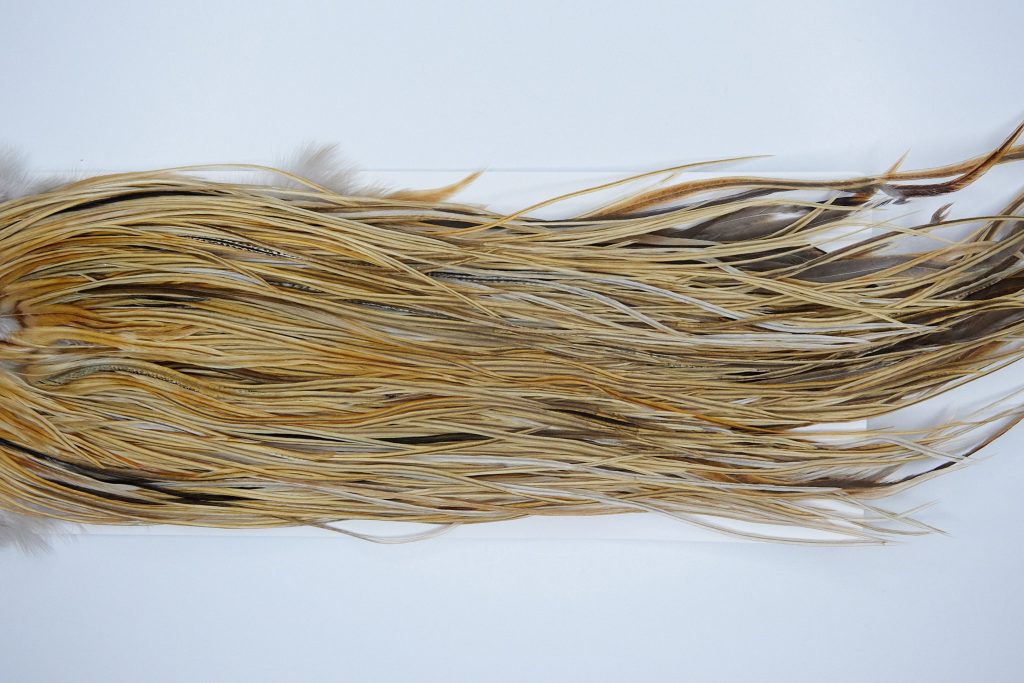 3742 Heritage Dry Fly Hackle, 2 Grade Rooster Saddle Variant Ties Size 12-14