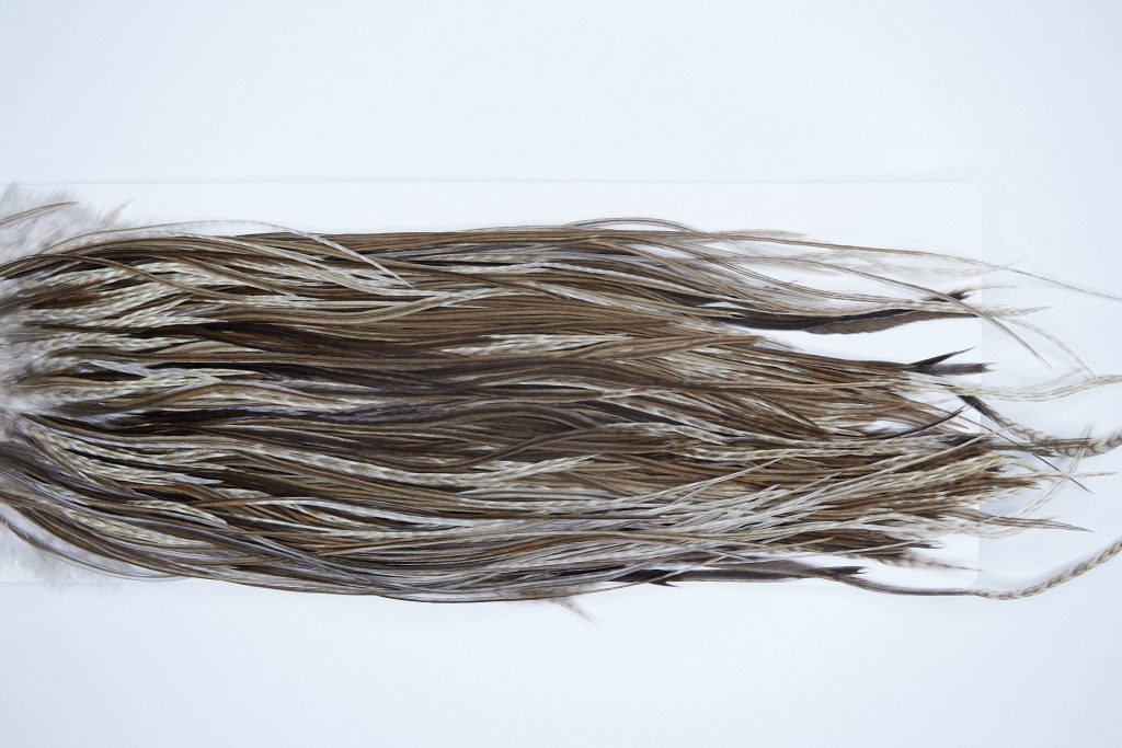 3794 Heritage Dry Fly Hackle, 3 Grade Rooster Saddle Variant Ties Size 12-14