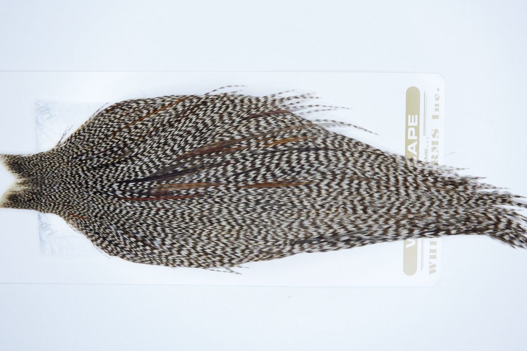 3853 Heritage Dry Fly Hackle, 1 Grade Rooster Cape Grizzly Variant Ties Size 8-22