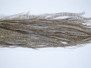 3943 Hebert Dry Fly Hackle, Pro Grade Rooster Saddle Dun Grizzly Ties Size 14-16