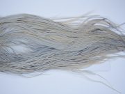 3949 Hebert Dry Fly Hackle, Pro Grade Rooster Saddle Light Grey Dun Ties Size 14-16