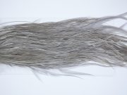 3967 Hebert Dry Fly Hackle, Bronze Grade Rooster Saddle Medium Grey Dun Ties Size 10-12
