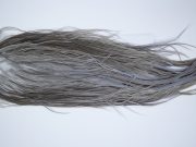 3999 Hebert Dry Fly Hackle, Bronze Grade Rooster Saddle Medium Grey Dun Ties Size 12-14