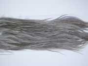 4000 Hebert Dry Fly Hackle, Bronze Grade Rooster Saddle Medium Grey Dun Ties Size 14